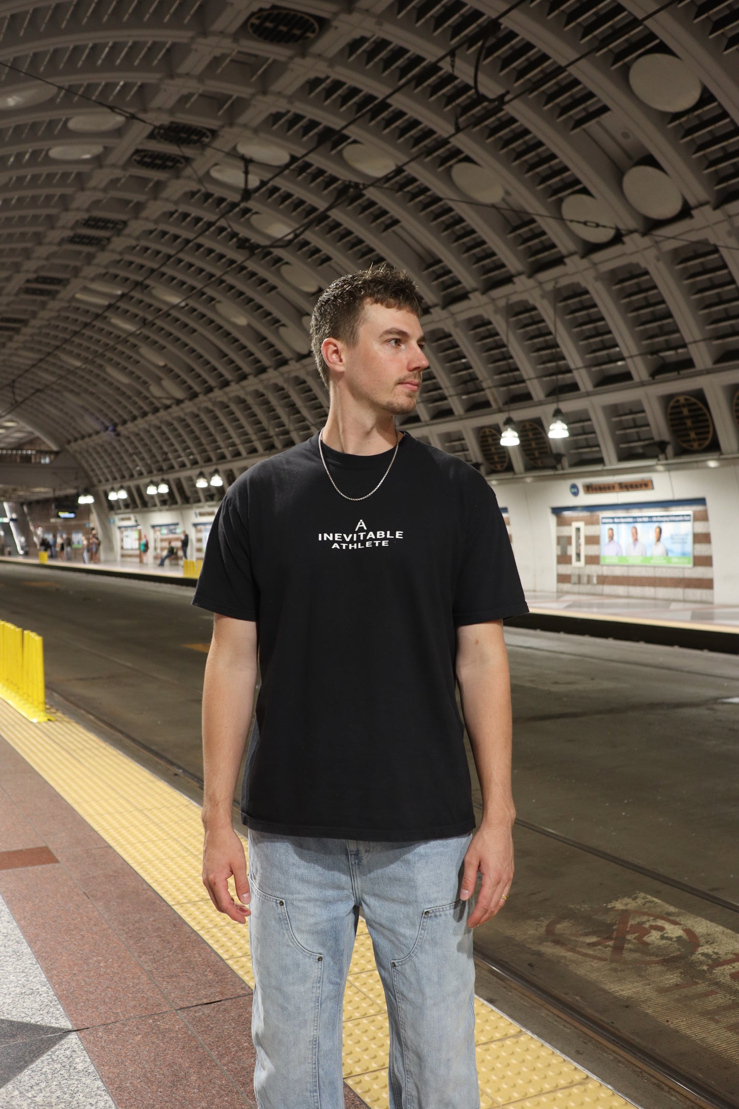 Inevitable Athlete Tee - Black