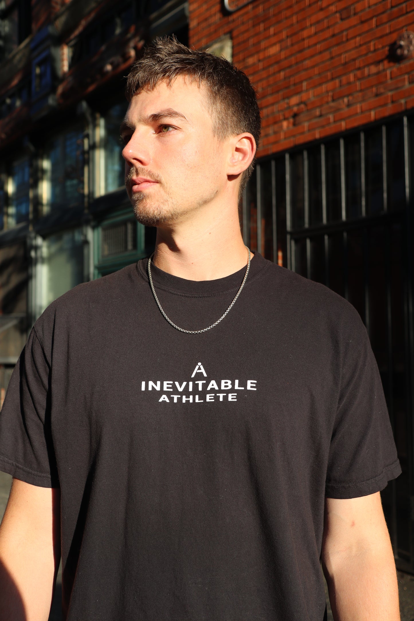 Inevitable Athlete Tee - Black